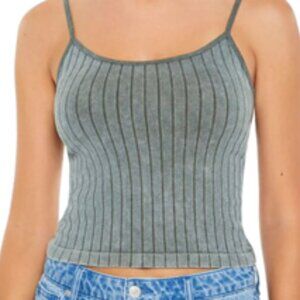 Ribbed Mineral Wash Cami